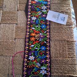 Mexican sash belt with tags new