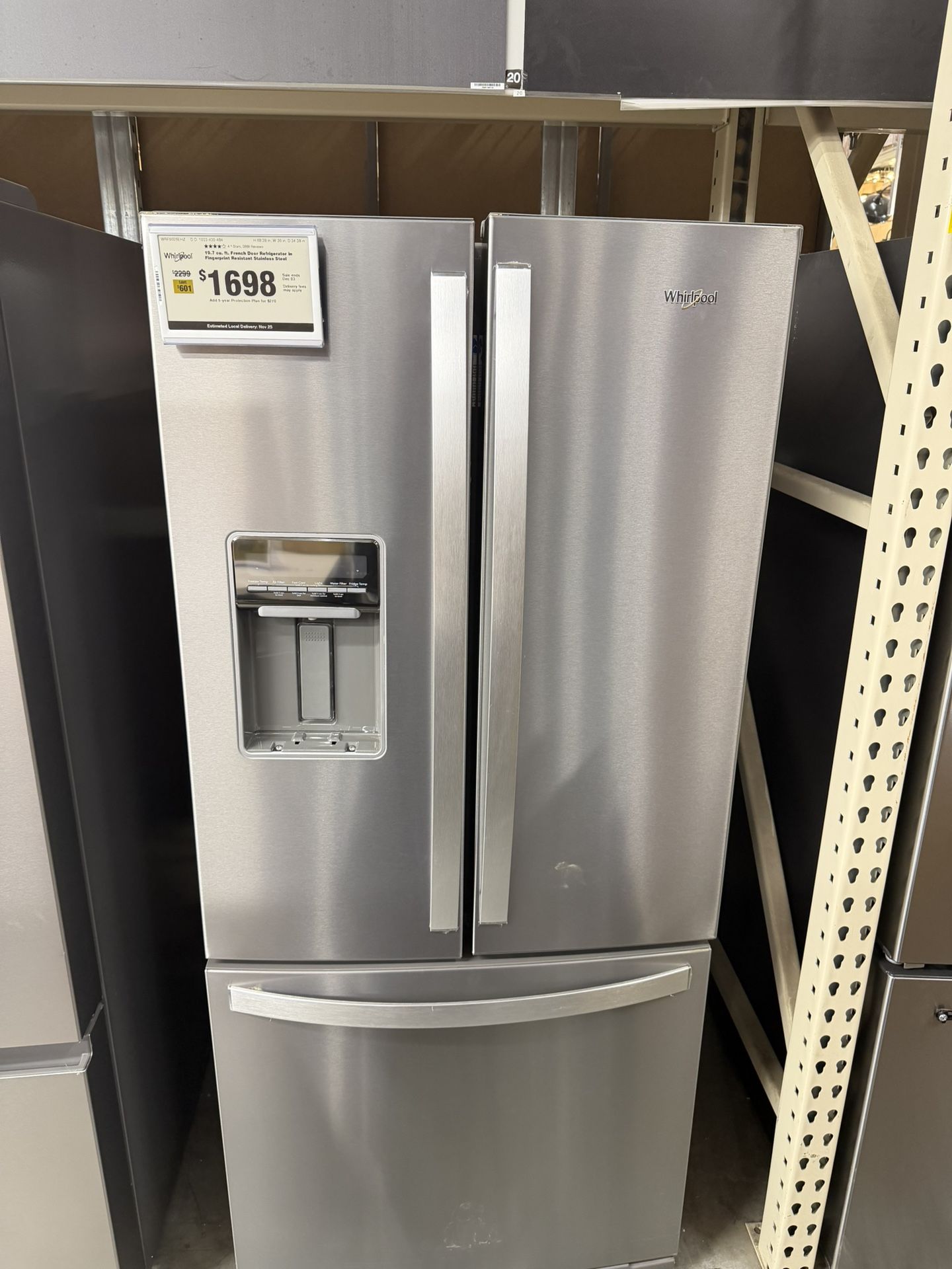 Whirlpool Refrigerator French door