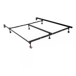 Premium Clamp Style Queen Adjustable All Sizes Bed Frame - 6 Leg with Center Support