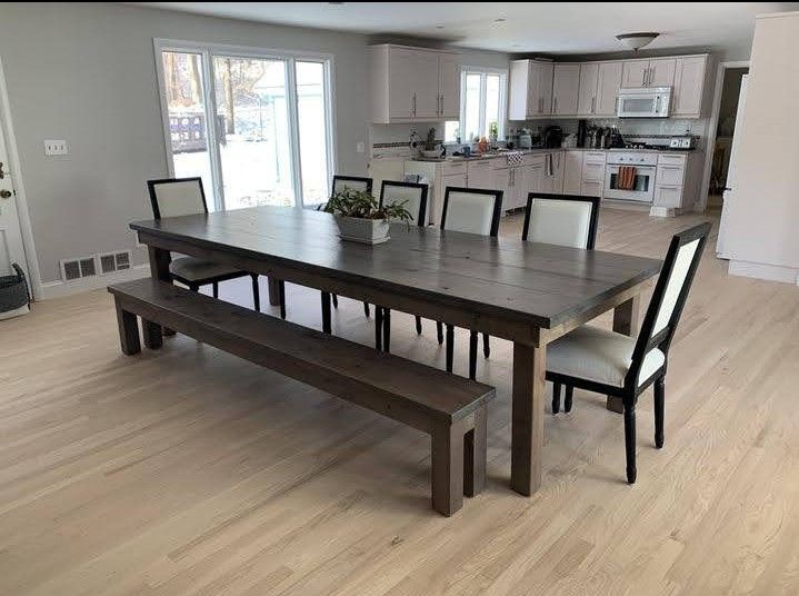 Farmhouse Dining Tables Made To Order.