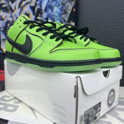 Green Nike SB Dunks Shoes