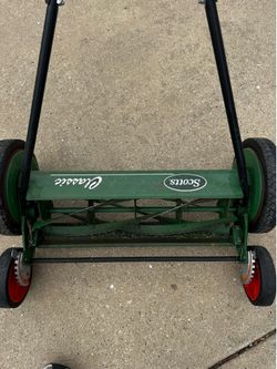 Scott’s Push lawnmower.