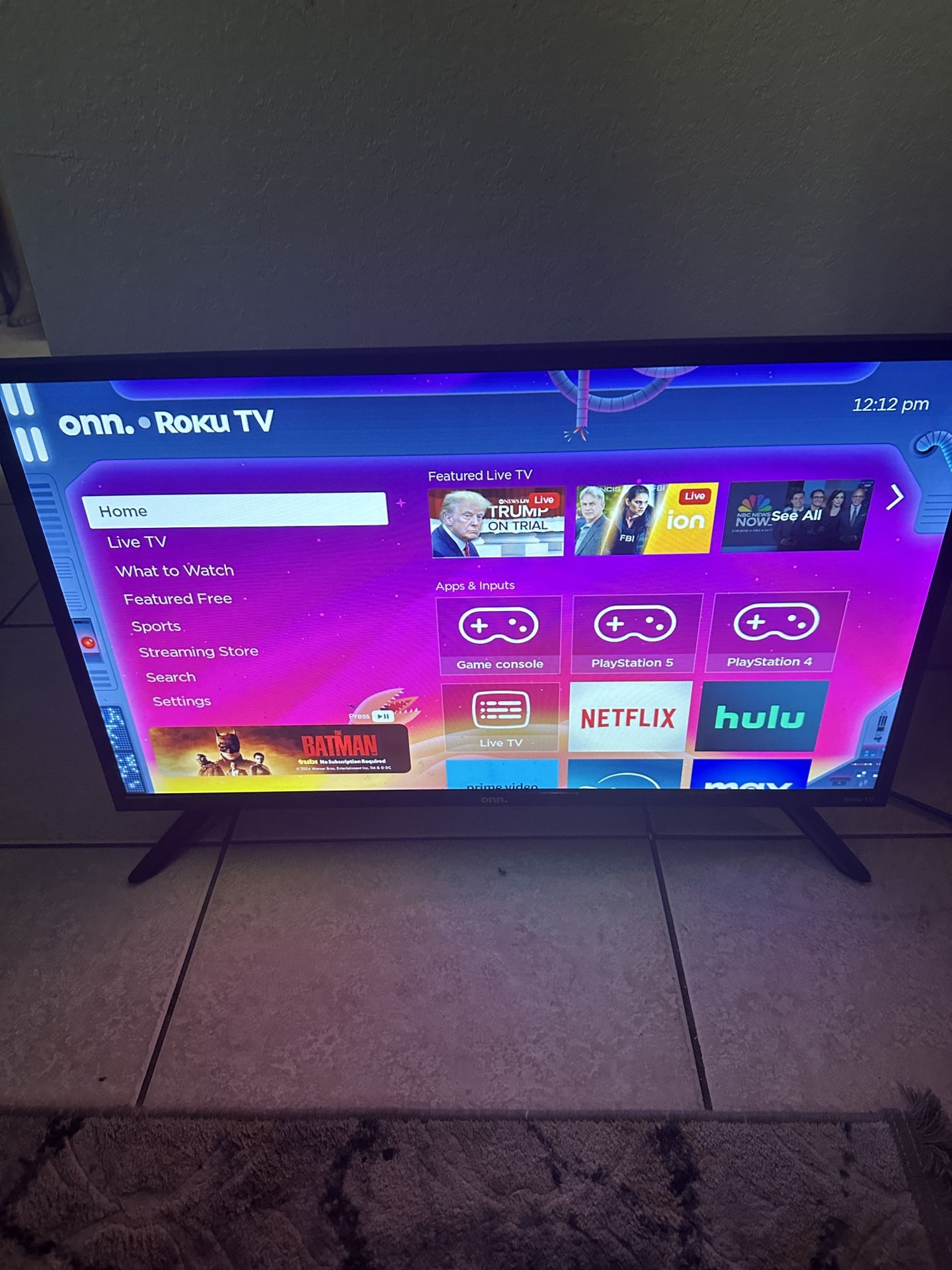 32 Inch “Onn” Roku Tv