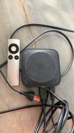 Apple TV with remote