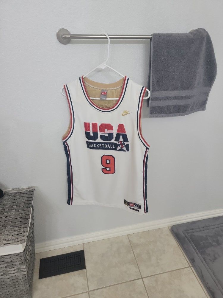 Vintage Michael Jordan #9 USA Dream Team Jersey – Nike XL