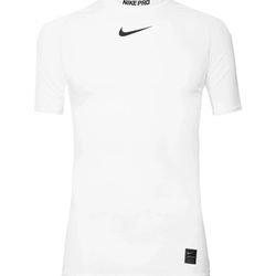 Nike Pro Compression Shirt- White