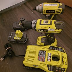 Ryobi Tools, charger and batteries - pick up only