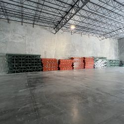 Teardrop Pallet Racks Beams Uprights Wire Decks Delivery Install Forklift 