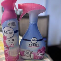 Febreze Air Mist & Fabric Refresher Downy April Fresh 2 Pack(7$)