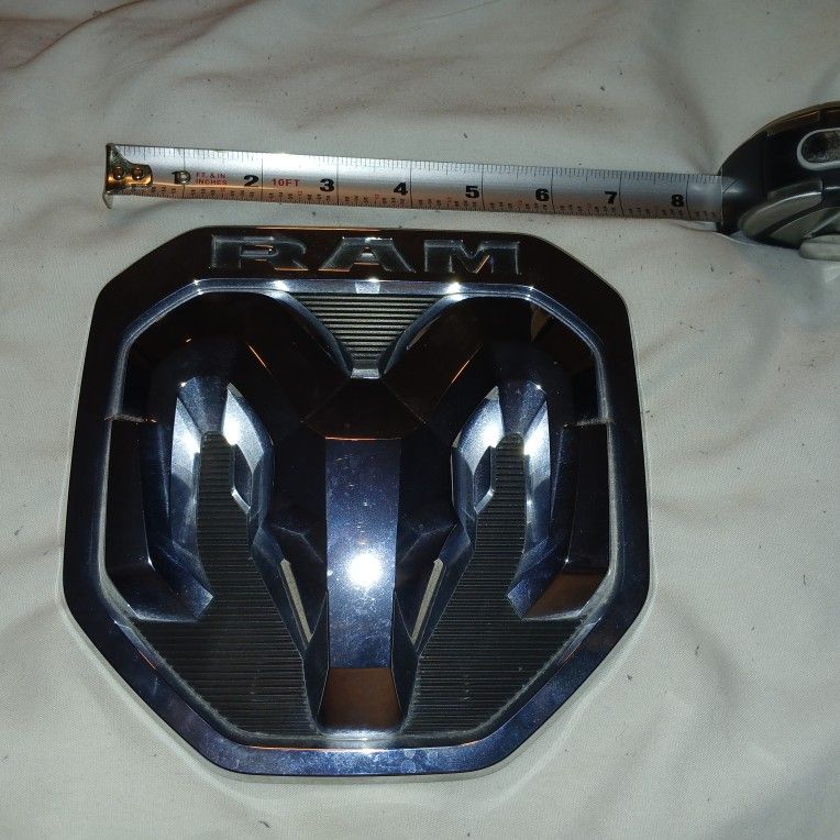 Oem Dodge RAM Tailgate Emblem USED