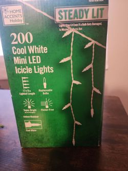 17.6 ft super bright mini LED icicle lights