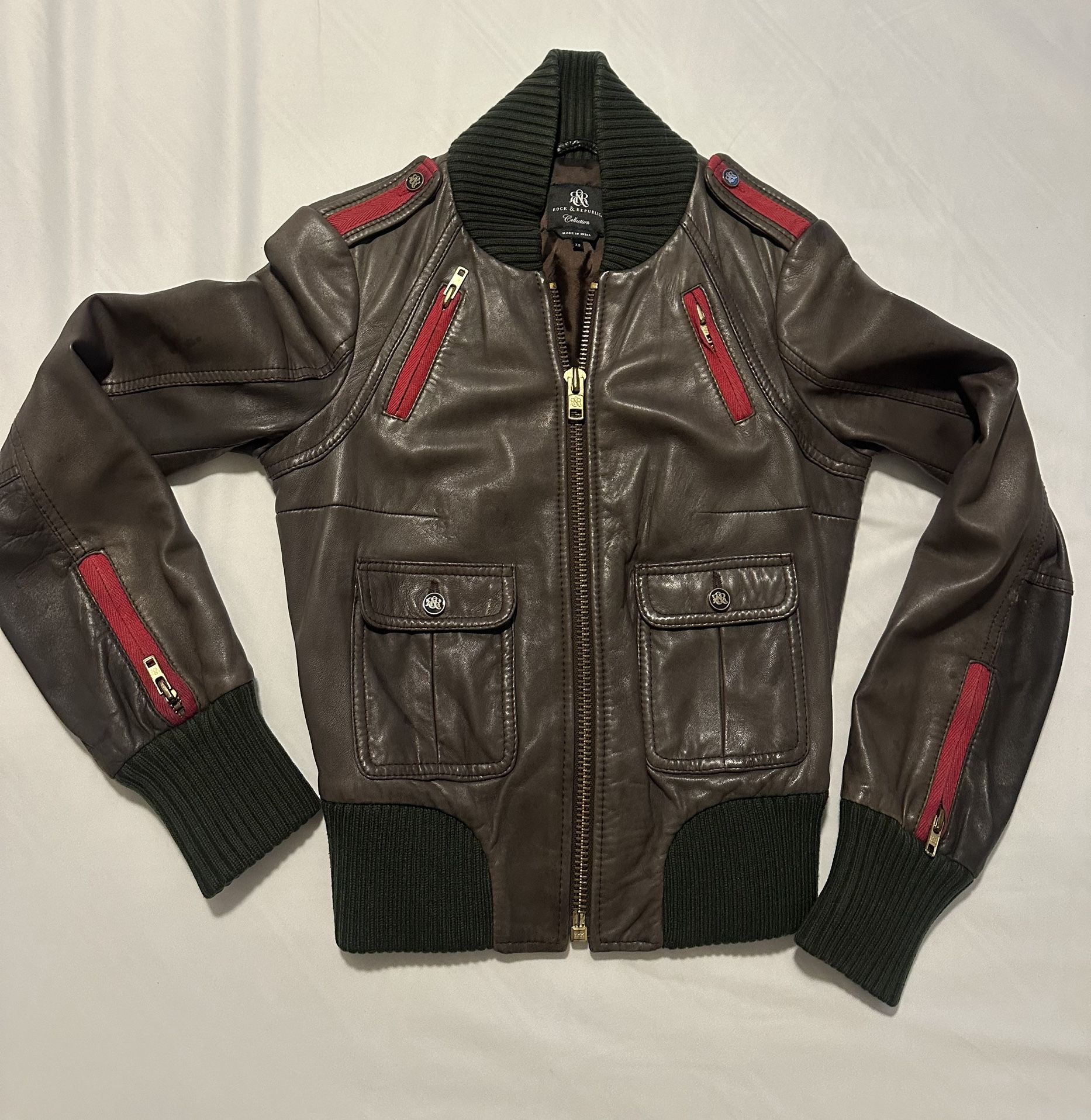 Rock & Republic Leather Jacket