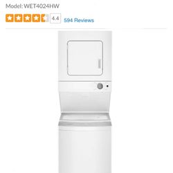 NEW Whirlpool Stackable Washer Dryer
