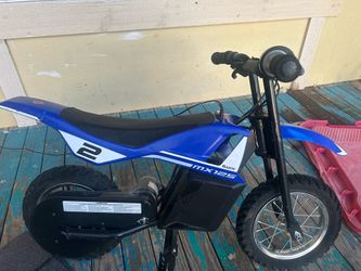 Best uncle special!!!!! Mx125 electric dirt bike and same size pedal bike