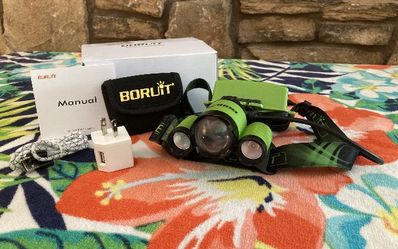 Boruit Led 5000  Lumen Headlamp