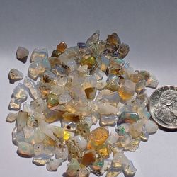 40pcs. Ethiopian Fire Opal Genuine Stones 