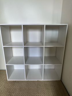 9 cube bookcase
