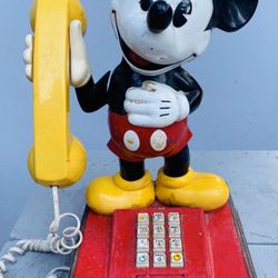 1976 Vintage Mickey Mouse Telephone 