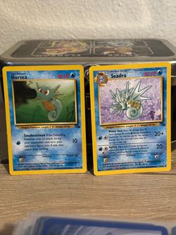 Horsea and seadra pokemon cards