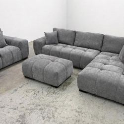 Grey Bubble Sectional 🩶🩶 FAST DELIVERY !! 🚚 