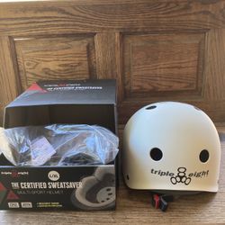 New Triple 8 Bike Skate Helmet Size L/XL