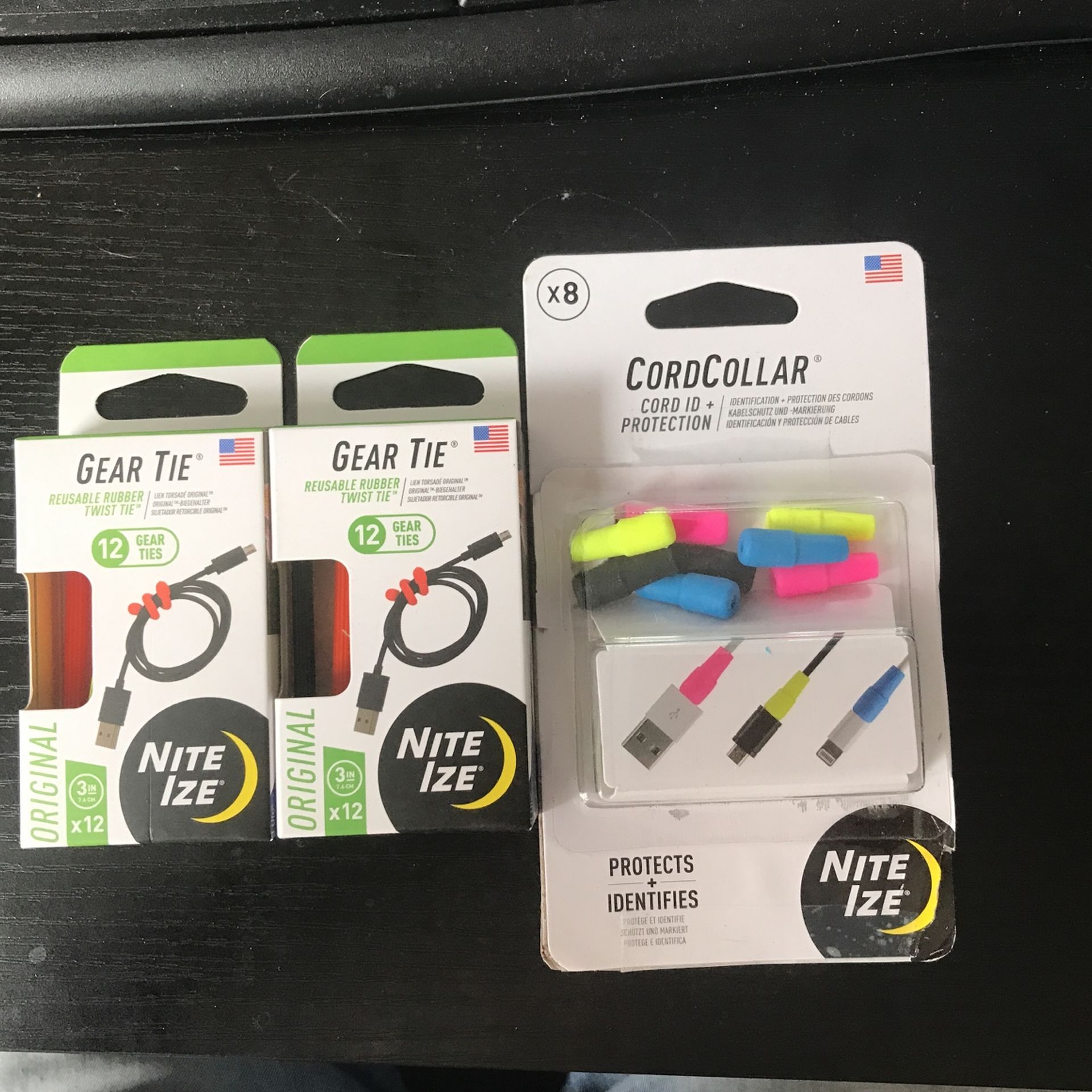 Cord Keepers For Cables Lot Of 3