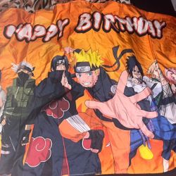 Naruto Birthday Banner 