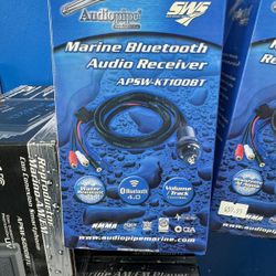 Marine Bluetooth Audio Receiver. Resistente Al Agua Receotor Bluetooth 