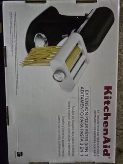 Kitchen Aid Mixer 3 in 1 Pasta Attachment