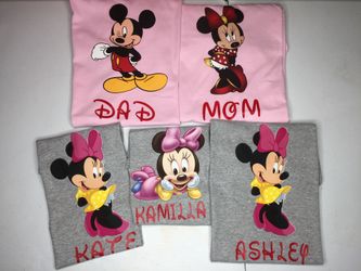 Disney family vacation personalized shirts ( Camisas personalizadas vacaciones en Disney )