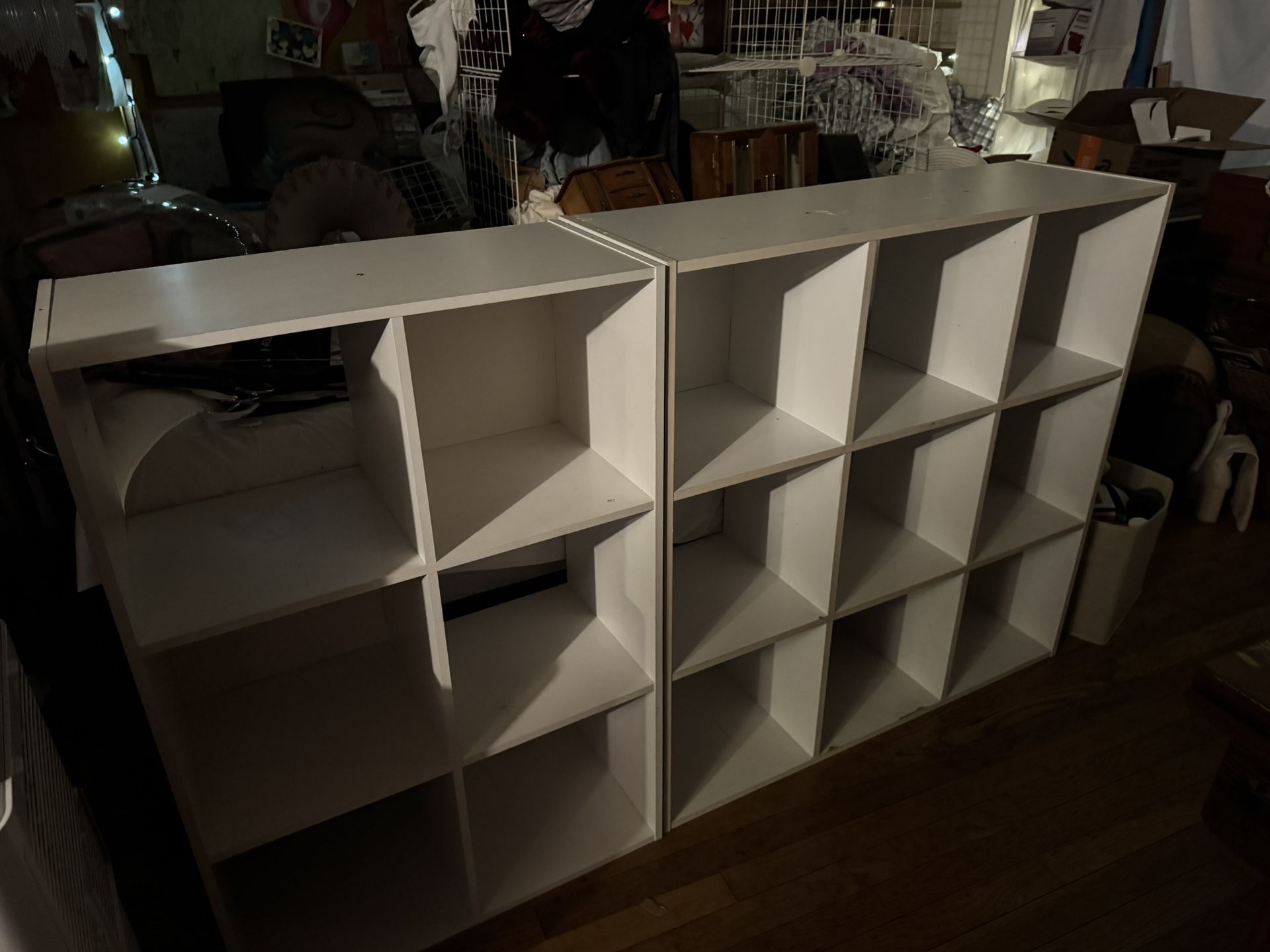 FREE White Cube Shelf Organizers