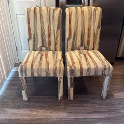 Dining table chairs