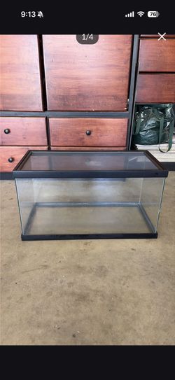 25 gallon glass aquarium