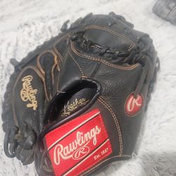RAWLINGS CATCHER LEATHER GLOVE 150 PAID 