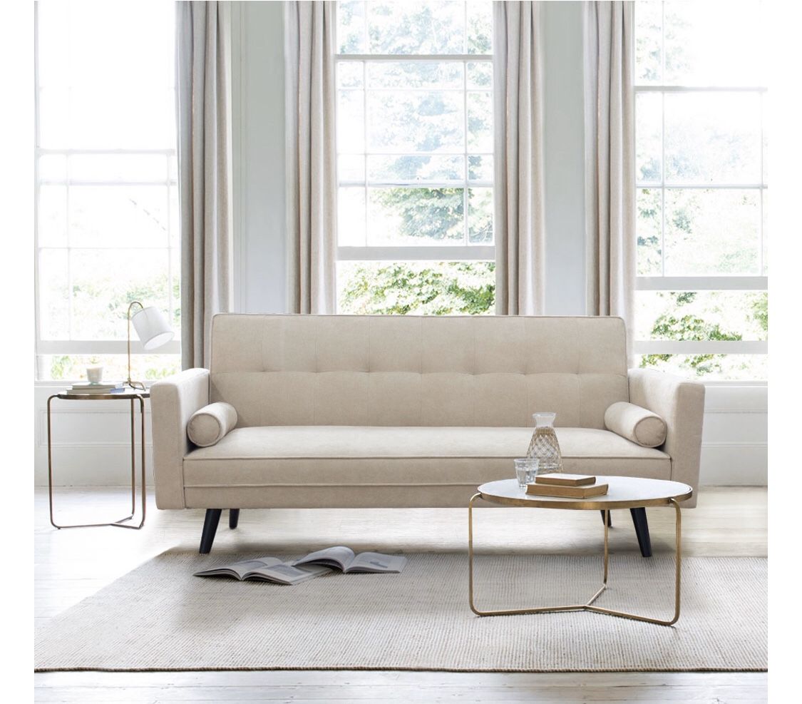 Beige color couch sofa