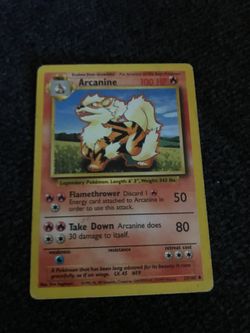 Arcanine Pokémon rare