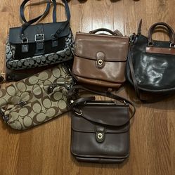 Vintage Dooney & Coach handbags