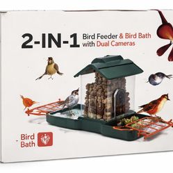 Dual Camera Bird Feeder