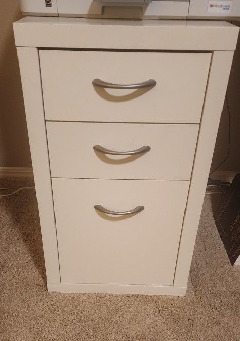 White Filing Cabinet
