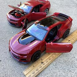 Chevrolet Camaro ZL1 Diecast Cars Scale 1/24  (Valencia) $20 Each One