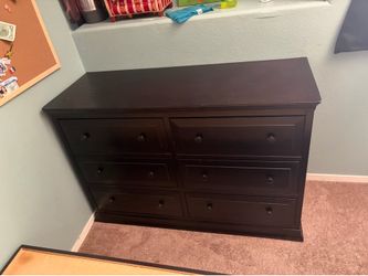 Full size bed frame and dresser