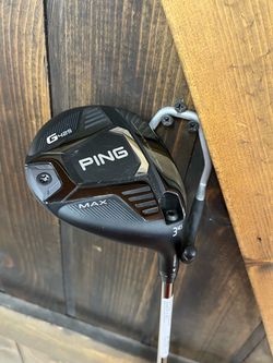 PING GOLF G425 MAX 3 WOOD W/ PING TOUR SHAFT 75 (R) FLEX RH W/ HEAD COVER *7166