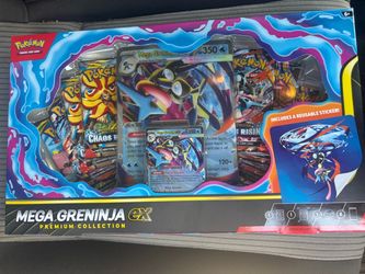 Pokemon TCG: Mega Greninja ex Premium Collection 8 Packs + Promo