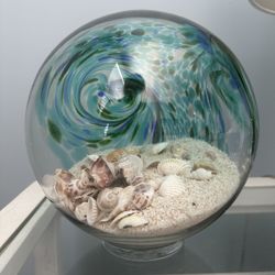 Marine decoration in blown glass