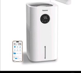 Powerscale MF6 Evaporative Humidifiers for Bedroom, 1.8 Gal Top-Fill, Up to 700