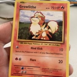 Pokémon Card Growlithe 