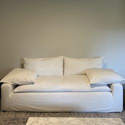 Crate&Barrel Ever Slipcovered Sofa