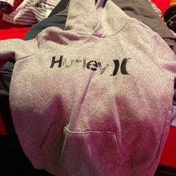 Gray Boys Size 7 Hurley Sweatshirt An Sweats
