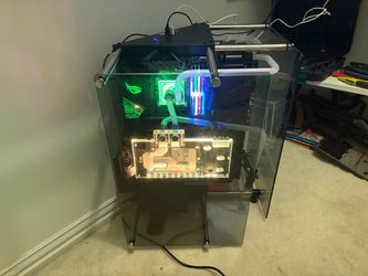 Custom Water-Cooled Gaming PC — i9-9900K, GTX 1080 Ti, Hardline Loop, 32GB RAM