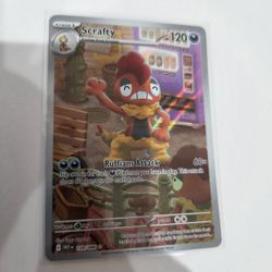 Pokemon TCG Scrafty Full Illustration 139/86
